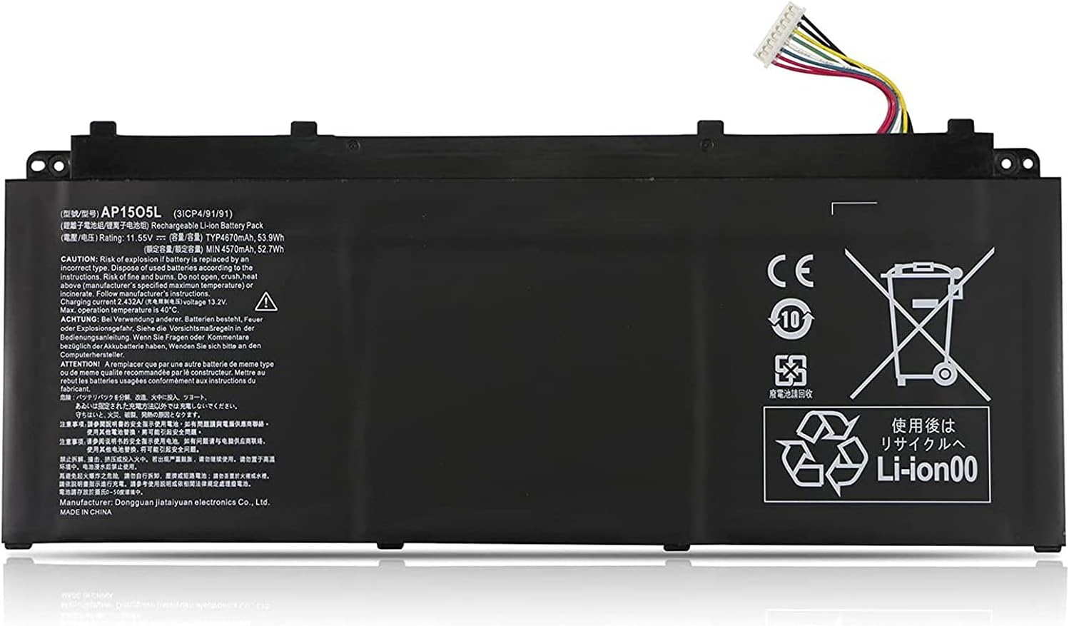 Acer Aspire S 13 Swift 1 Swift 5 Chromebook R 13 Predator Triton 700 kompatybilny bateria