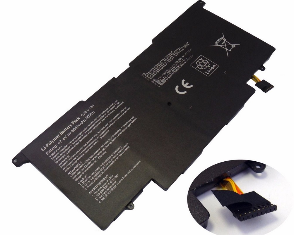 ASUS C22-UX31 C23-UX31 ZenBook UX31A UX31E Ultrabook kompatybilny bateria