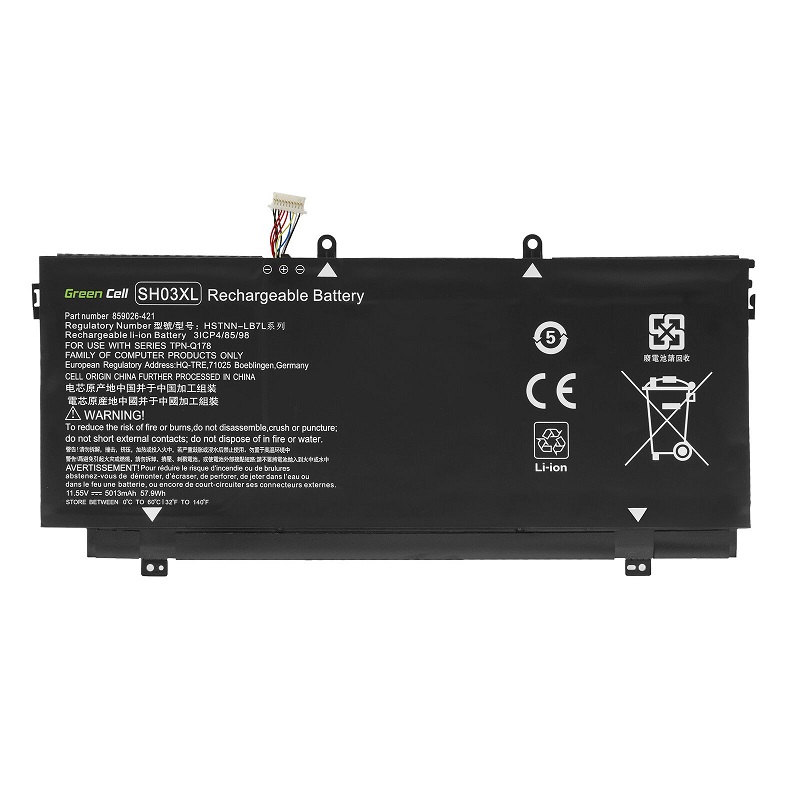 HP Spectre x360 13-AC005TU 13-AC005UR 13-AC006NF 13-AC006NG kompatybilny bateria