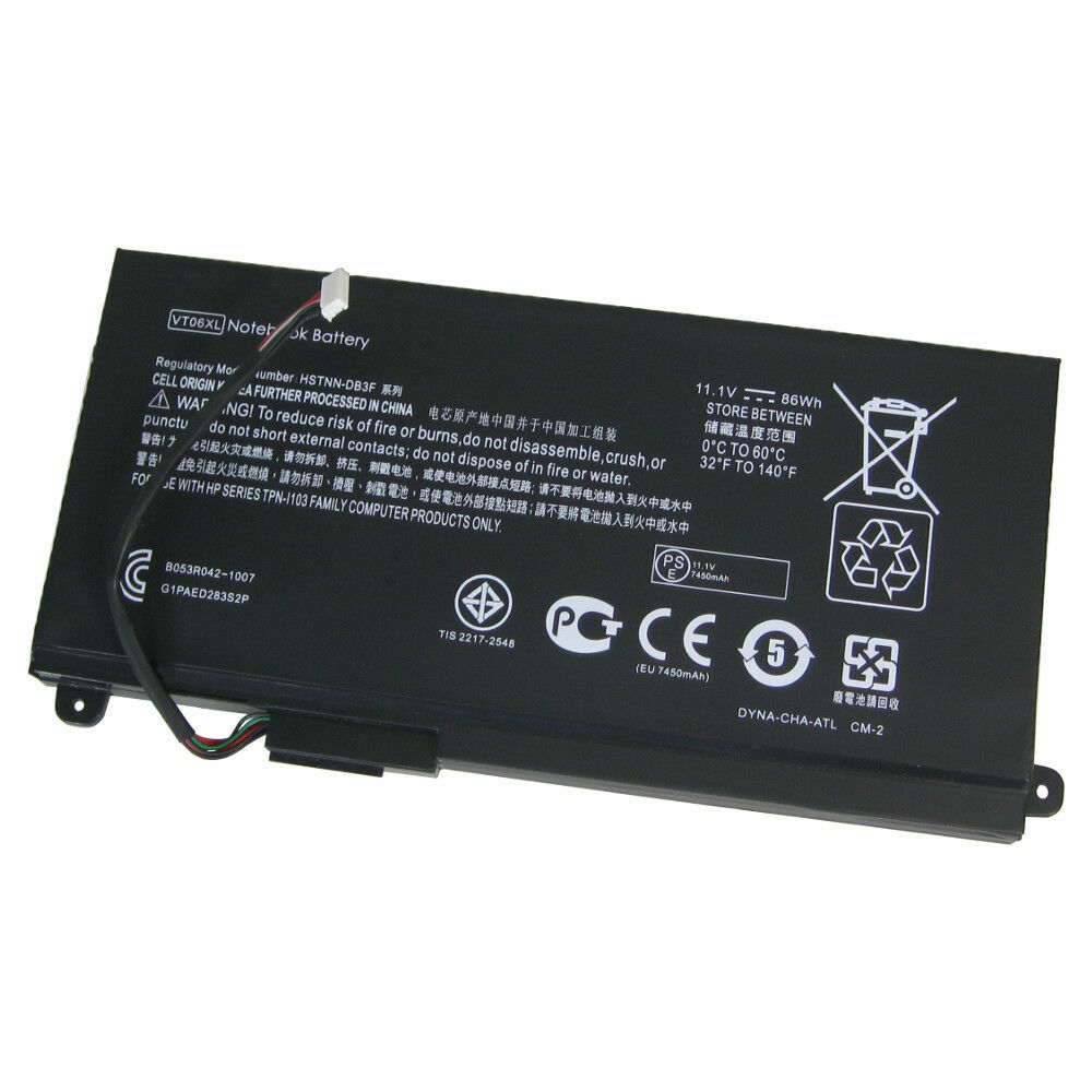 HP Envy 17-3000 Series VT06XL HSTNN-DB3F,HSTNN-IB3F,TPN-1103 kompatybilny bateria
