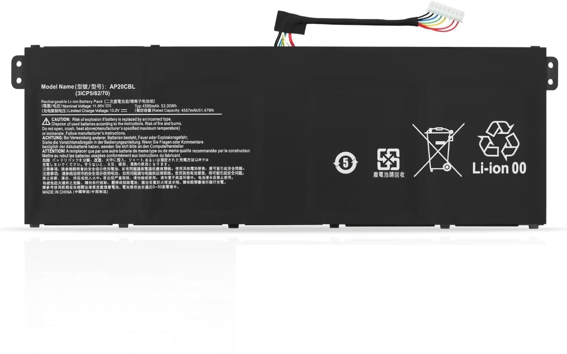 AP20CBL Acer Vero AV15-511 TravelMate P2 214-41-G3 TMP214-41-G3 Spin B3 kompatybilny bateria