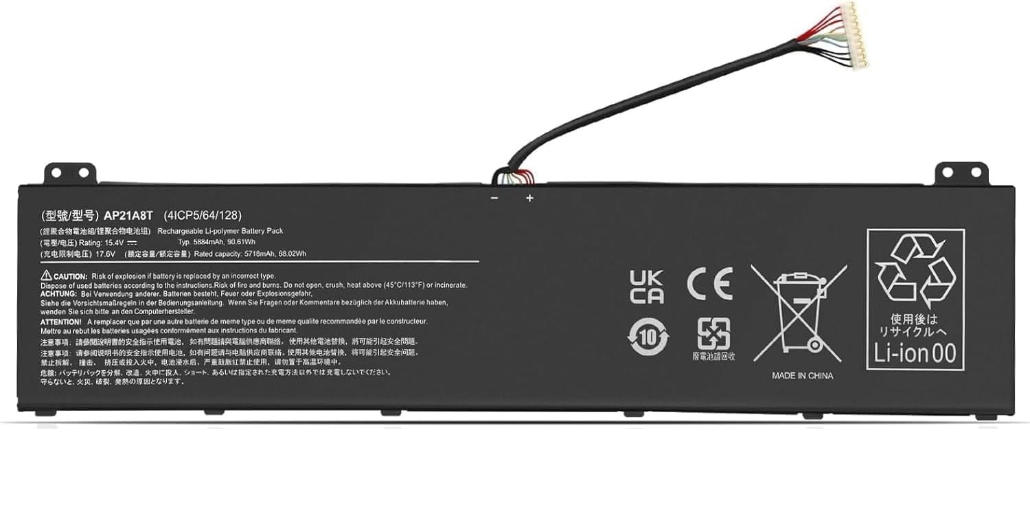 AP21A5T Acer Predator Helios 300 PH315 PH317 PH315-54 PH315-55 PH317-56 PH317-56 kompatybilny bateria