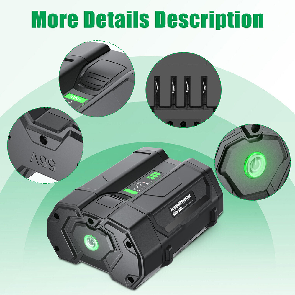 9000mAh EGO ARC Lithium, BA2800E, BA2800T, POWER 56V kompatybilny bateria