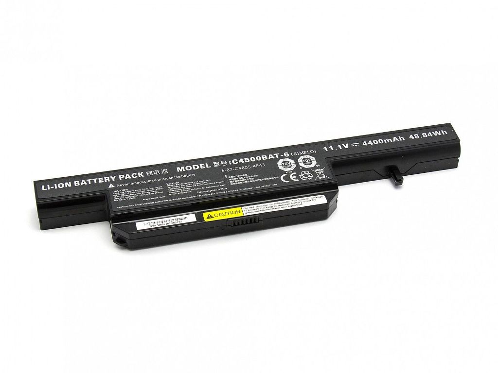 C4500BAT-6 for Clevo & Hi-Grade& Pcspecialist Optimus&ChiliGREEN laptop kompatybilny bateria