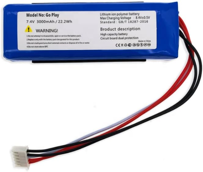7.4V 3000mAh CP-HK06 GSP1029102 01 Harman/Kardon Go Play, Go Play Mini, GO+ Play kompatybilny bateria