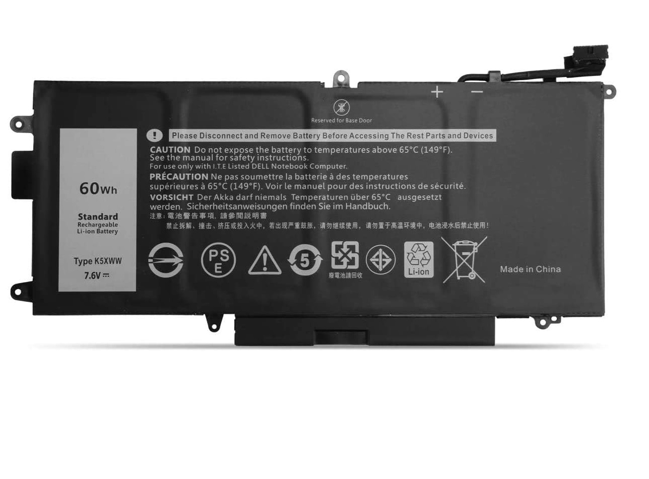 7.6V 60Wh K5XWW Dell Latitude 5289 7389 7390 E5289 P29S001 P29S002 2-in-1 kompatybilny bateria