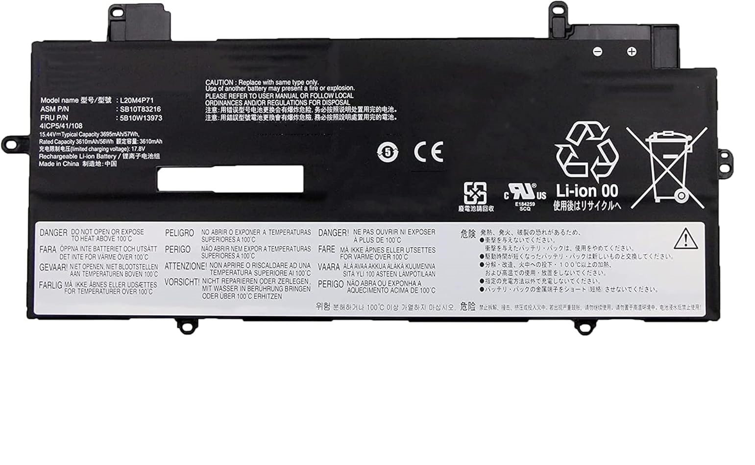 L20M4P71 Lenovo ThinkPad X1 Carbon 9th 10th Gen ThinkPad X1 Yoga 6th 7th Gen L20D4P71 L20L4P71 L20C4P71 kompatybilny bateria