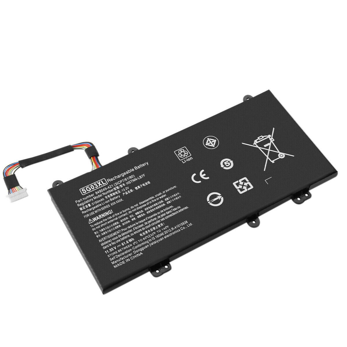 SG03XL TPN-I126 11.55V HP Envy 17-u011nr 17t-u000 m7-u109dx kompatybilny bateria