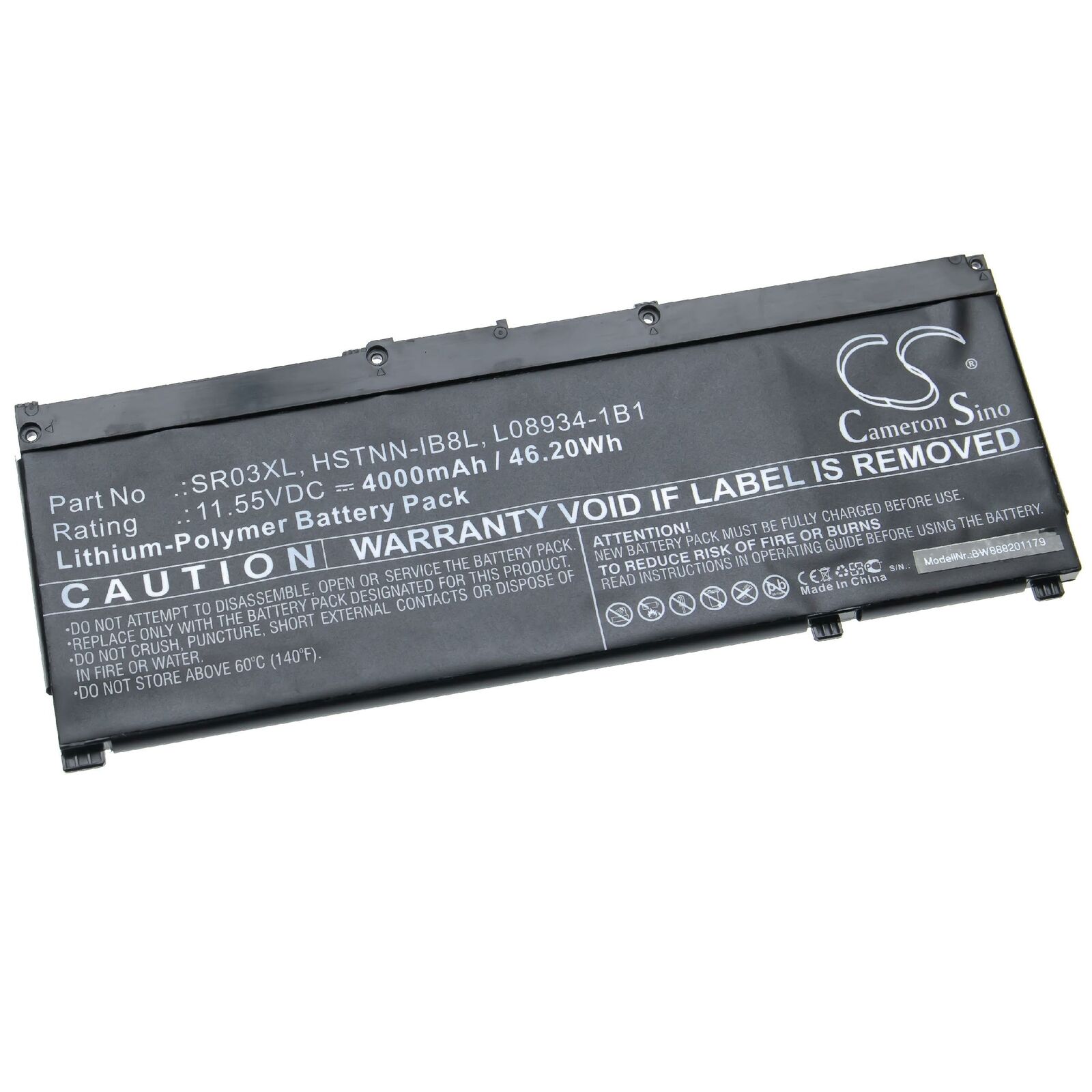 HP 11.55V HSTNN-IB8L, L08855-855, L08934-1B1, SR03XL kompatybilny bateria