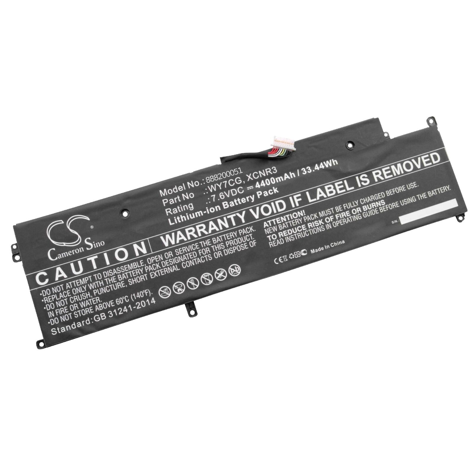 XCNR3 Dell Latitude 13 7000 Series 7370 E7370 P63NY N3KPR 4H34M WY7CG kompatybilny bateria