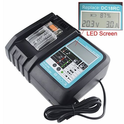 Charger Li-ion 18V for Makita BL1830 Makita DC18RC compatible